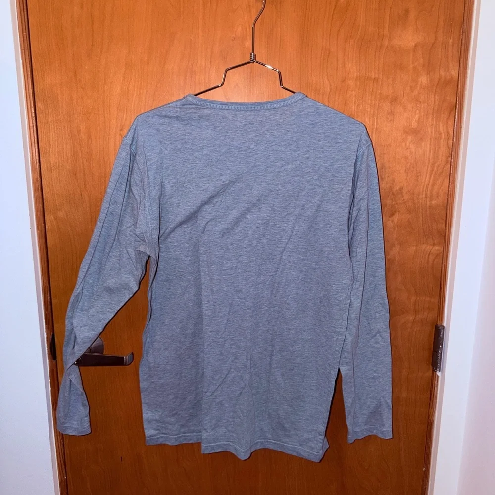 GAP Men's baby blue Long Sleeve Tee - Picture 3 of 3